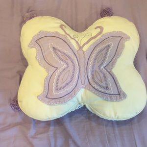 Butterfly pillow.